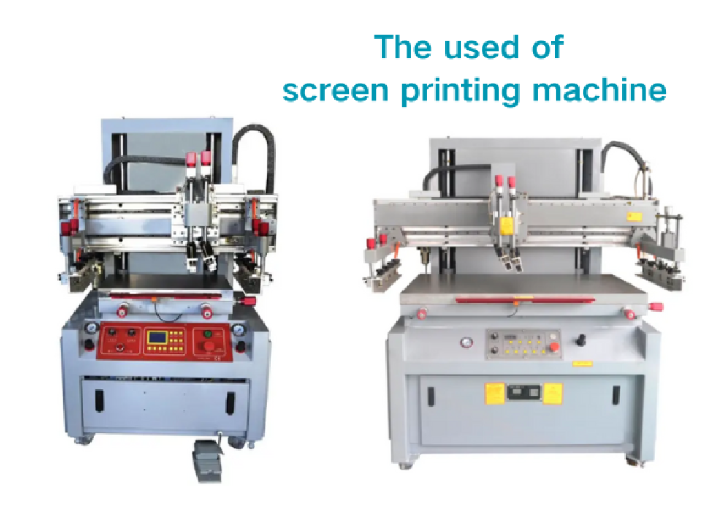 The used of screen printing machine